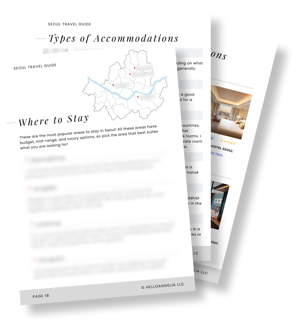 Seoul Travel Guide + Map