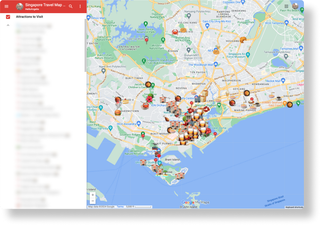 Ang Cst Map Singapore Travel Map – Ang's Travel Guides