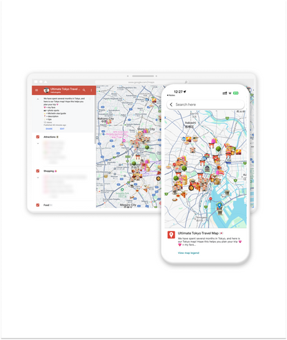 Tokyo Travel Guide + Map